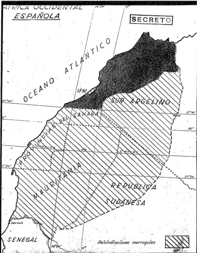 kaart marokko spaans archief 1912
