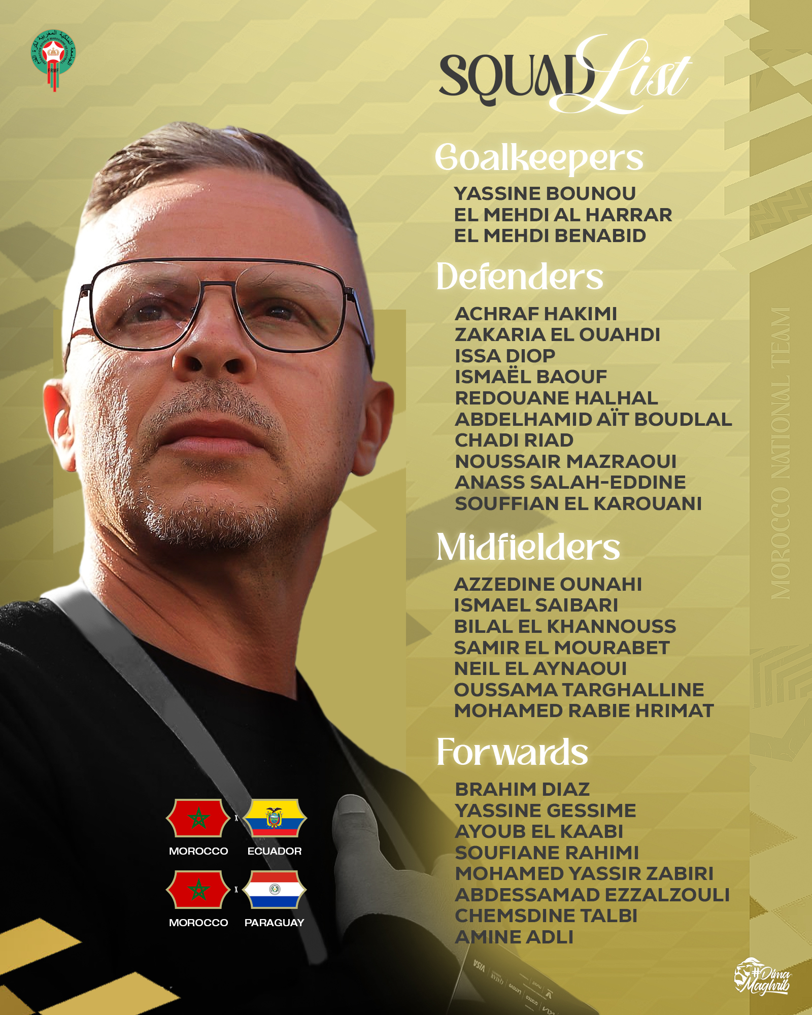nationaal elftal maart 2026
