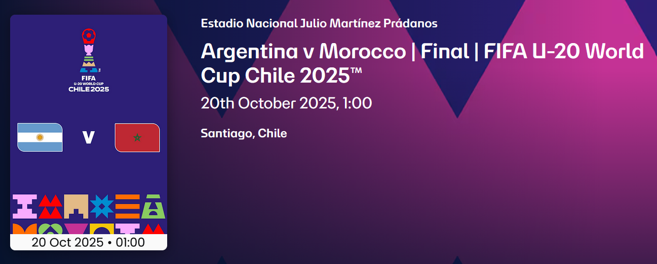 wk2025 u20 chili finale live